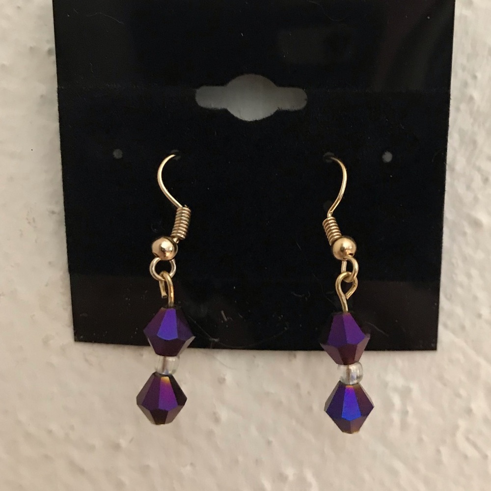 🆕Purple Dangle Earrings